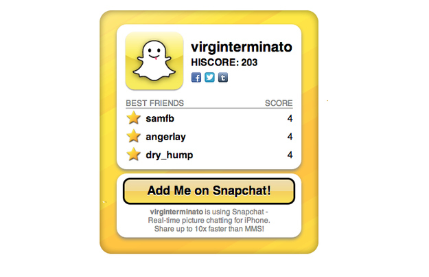 Naughty Snapchat Profiles